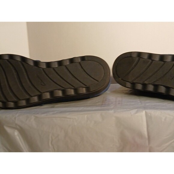 Clarks SHARON DASHER Blue Suede Designer Wedge Loafer WMS 10W  NEW ($110) - Picture 16 of 16